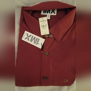 NWT Express men's extra slim fit button down shirt